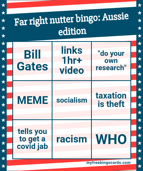 compass Bingo Card